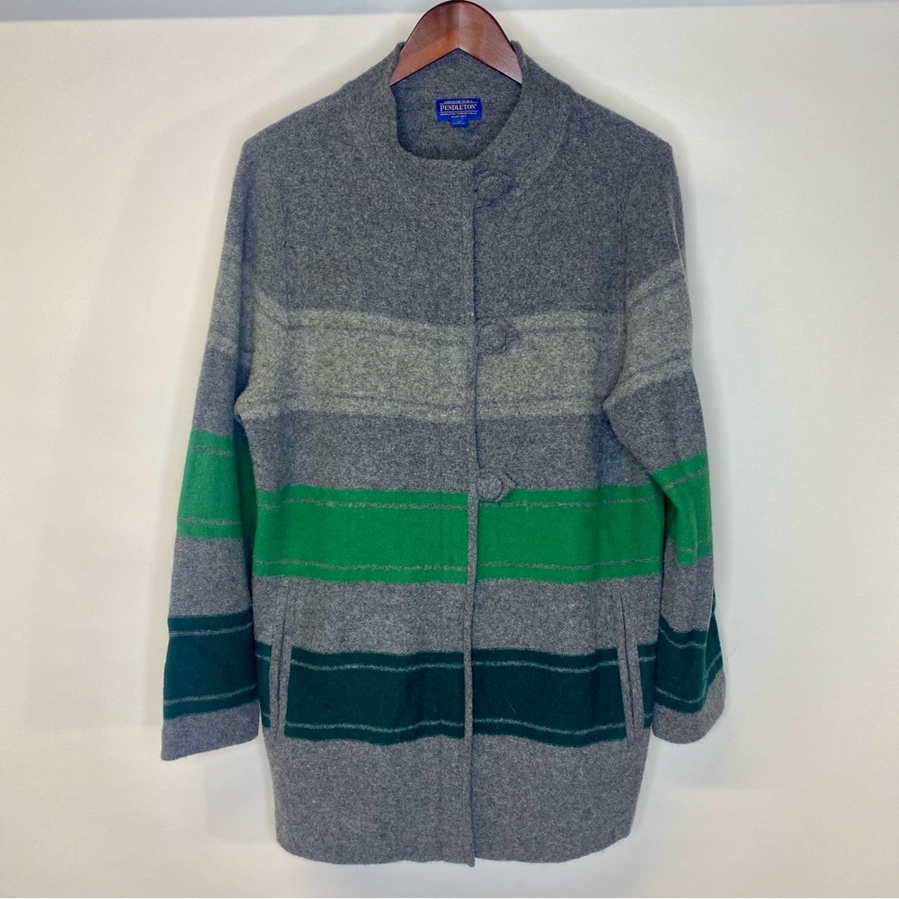 Pendleton Striped Cardigan Jacket - image 1